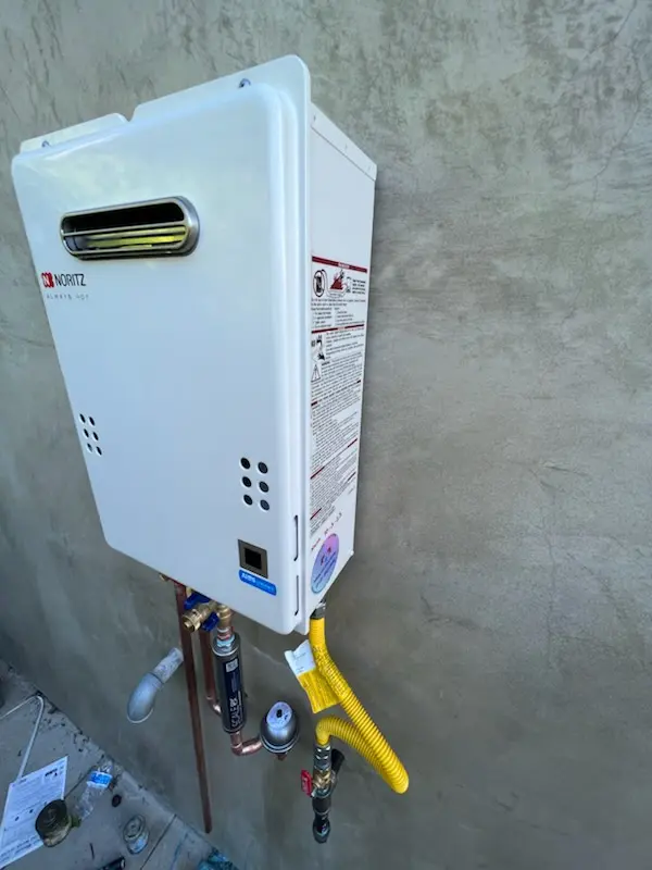 Tankless water heater installation for Overlea homes